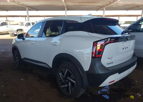 2025 Nissan Kicks Sv Fwd from USA, damaged, VIN 3N8AP6CA6SL431377